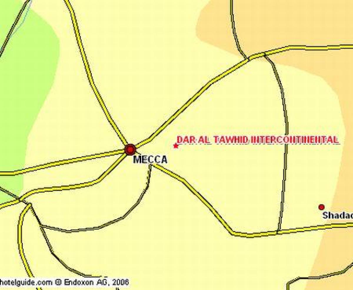 mapa de ibrahim khalil camino a la Meca