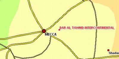 Mapa de ibrahim khalil camino a la Meca