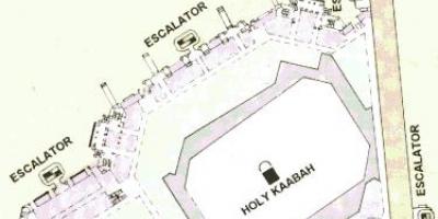 Mapa de la Kaaba sharif