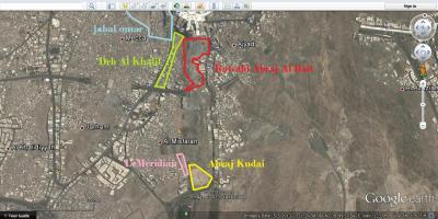 Mapa de kudai aparcamiento Meca 