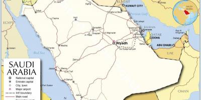 Mapa de la Meca museo de la ubicación 